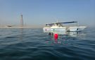 فريق الغوص يجهز 35 مربطا بحريا في جزيرة كبر لحماية الشعاب المرجانية