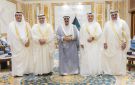 سمو الأمير يستقبل رئيس الأعلى للقضاء ونائب رئيس التمييز ورئيس الاستئناف - kw