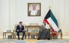 سمو ولي العهد يستقبل الرئيس التنفيذي المشارك في شركة كي كي آر 
