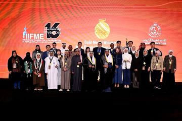 ممثل سمو ولي العهد كرم الفائزين بجوائز معرض الاختراعات الـ 16