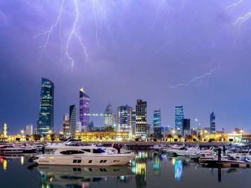  الأرصاد : أمطار رعدية.. بعد ظهر الغد