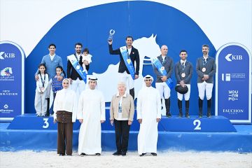 علي الخرافي بطلا لـ ذا ستاديوم لقفز الحواجز علي الخرافي بطلا لـ ذا ستاديوم لقفز الحواجز