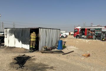 وفاة شخص إثر حريق غرفة كيربي في بر السالمي