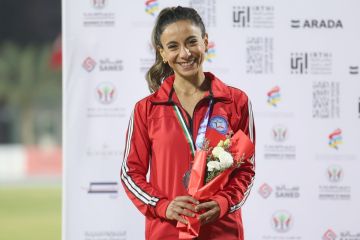 فضية مزدوجة للاعبات «سلوى الصباح» في دورة الشارقة