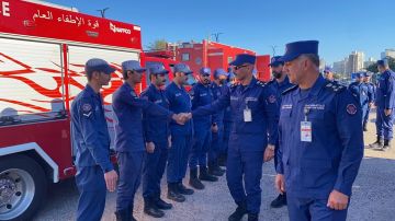 نائب رئيس قوة الإطفاء يتفقد جاهزية تأمين الاحتفالات الوطنية