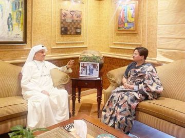 رئيس التحرير استقبل السفيرة الهندية