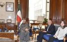 المعوشرجي يبحث مع السفير اللبناني تعزيز العلاقات الثنائية