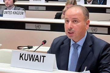 الكويت تعرب عن الموقف الخليجي المرحب باعتماد مجلس حقوق الإنسان قرارا بإدانة العدوان الإيراني الكويت تعرب عن الموقف الخليجي المرحب باعتماد مجلس حقوق الإنسان قرارا بإدانة العدوان الإيراني