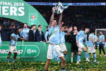 مانشستر سيتي يتوج بطلا لكأس الرابطة الإنجليزية مانشستر سيتي يتوج بطلا لكأس الرابطة الإنجليزية