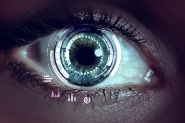 شاشة عرض داخل مقلة العين!