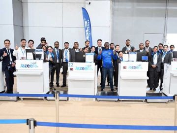 طيران الجزيرة تنقل موقع إجراءات السفر في الكويت إلى أرض المعارض بمشرف طيران الجزيرة تنقل موقع إجراءات السفر في الكويت إلى أرض المعارض بمشرف