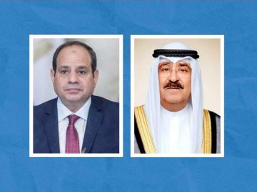 السيسي: مستعدون لتسخير كافة الإمكانات لدعم الكويت والأشقاء في الخليج السيسي: مستعدون لتسخير كافة الإمكانات لدعم الكويت والأشقاء في الخليج