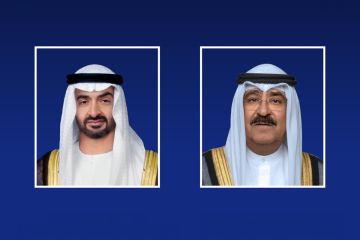 سمو أمير البلاد يتلقى اتصالا هاتفيا من رئيس الإمارات