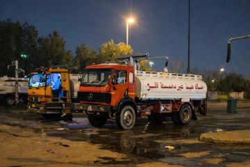 التجارة : تحرير 9 محاضر ضبط في حملات تفتيش على محطات صهاريج المياه التجارة : تحرير 9 محاضر ضبط في حملات تفتيش على محطات صهاريج المياه