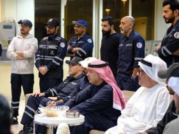 وزير التجارة يتفقد منطقة الشعيبة الصناعية وسير عملها في الظروف الاستثنائية وزير التجارة يتفقد منطقة الشعيبة الصناعية وسير عملها في الظروف الاستثنائية