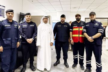 الأشغال تجري إخلاء وهمي داخل مبنى الوزارة الأشغال تجري إخلاء وهمي داخل مبنى الوزارة