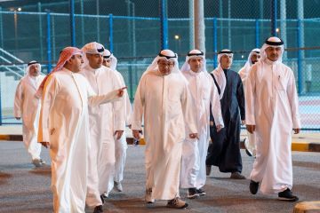 الوزير الجلاهمة يتفقد مركز شباب الجليب للوقوف على الجاهزية في ظل الظروف الراهنة الوزير الجلاهمة يتفقد مركز شباب الجليب للوقوف على الجاهزية في ظل الظروف الراهنة