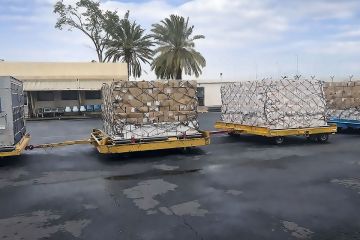 وصول أولى رحلات الكويتية لنقل المواد الغذائية الطازجة إلى البلاد وصول أولى رحلات الكويتية لنقل المواد الغذائية الطازجة إلى البلاد