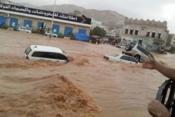 أمطار وعواصف في حضرموت 