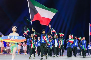 الكويت تبدأ منافساتها في سانيا وترفع علمها في افتتاح آسيوي مبهر