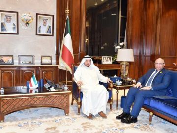 المعوشرجي: تعزيز التعاون الإستراتيجي مع مصر المعوشرجي: تعزيز التعاون الإستراتيجي مع مصر