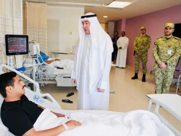 رئيس الحرس الوطني يشيد بشجاعة مصابي الواجب: أديتم واجبكم الوطني بكل إخلاص رئيس الحرس الوطني يشيد بشجاعة مصابي الواجب: أديتم واجبكم الوطني بكل إخلاص