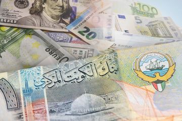 استقرار الدولار واليورو أمام الدينار وفق بيانات المركزي 