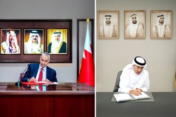 البحرين والإمارات توقعان اتفاقية لمقايضة العملات المحلية البحرين والإمارات توقعان اتفاقية لمقايضة العملات المحلية