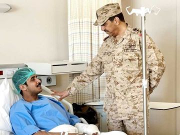 رئيس الأركان العامة للجيش يزور عددا من مصابي الحرس الوطني