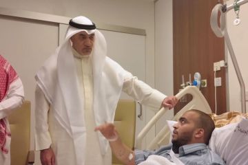 اليوسف زار مصابي وزارة الداخلية الذين أصيبوا جراء العدوان الإيراني الآثم أثناء تأديتهم واجبهم الوطني في مواقعهم اليوسف زار مصابي وزارة الداخلية الذين أصيبوا جراء العدوان الإيراني الآثم أثناء تأديتهم واجبهم الوطني في مواقعهم