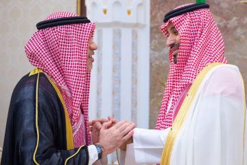اليوسف يهنئ ولي العهد السعودي بعيد الأضحى اليوسف يهنئ ولي العهد السعودي بعيد الأضحى