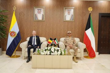 رئيس الأركان يبحث مع سفير بلجيكا التعاون المشترك رئيس الأركان يبحث مع سفير بلجيكا التعاون المشترك