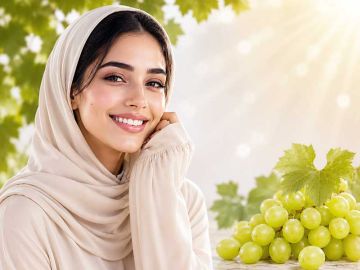 العنب يعزز مقاومة البشرة لأضرار أشعة الشمس العنب يعزز مقاومة البشرة لأضرار أشعة الشمس