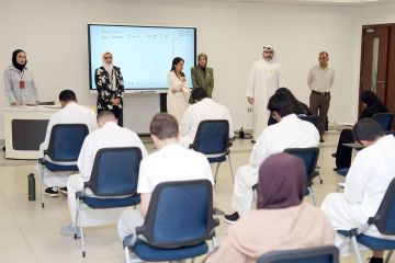 طلبة عبدالله السالم يؤدون الاختبارات النهائية حضوريا
