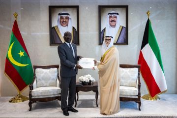 رسالة للأمير من رئيس موريتانيا رسالة للأمير من رئيس موريتانيا