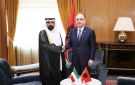 السفير العجمي يقدم أوراق اعتماده سفيرا فوق العادة ومفوضا للكويت لدى ألبانيا