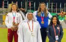 عائشة الخضر تحصد ذهبية الوثب الثلاثي في دورة الألعاب الخليجية