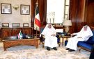 لقاء المعوشرجي وسفير البحرين: توسيع مجالات التعاون ودعم مسيرة العمل الخليجي
