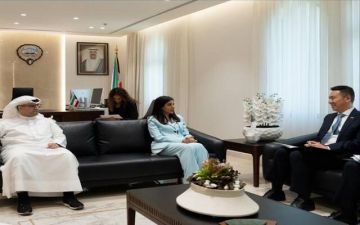 المشعان تبحث مع المشاري والسفير الصيني مستجدات محطة كبد والمدن العمالية المشعان تبحث مع المشاري والسفير الصيني مستجدات محطة كبد والمدن العمالية