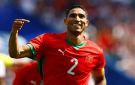 أشرف حكيمي يصل لمباراته الـ100 مع المغرب