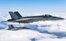 تحطم مقاتلة F18 خلال مهمة تدريبية روتينية في واشنطن الأميركية