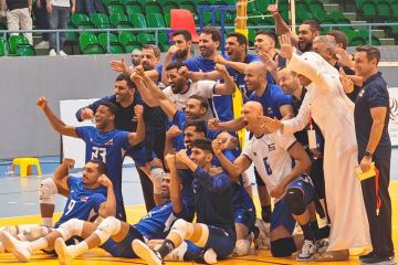 منتخب الطائرة يصطدم بقطر في بطولة غرب آسيا السبت منتخب الطائرة يصطدم بقطر في بطولة غرب آسيا السبت