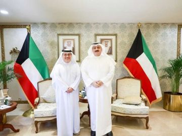 العوضي يبحث مع سفير البحرين التعاون الطبي والأكاديمي العوضي يبحث مع سفير البحرين التعاون الطبي والأكاديمي
