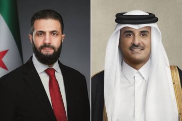 أمير قطر يتلقى اتصالا هاتفيا من الرئيس السوري