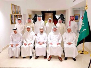 السفير السعودي يقيم حفل وداع للخروصي السفير السعودي يقيم حفل وداع للخروصي