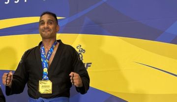 الكويتي خالد الغيص يفوز بالميدالية الذهبية فئة الحزام الأزرق Masters في بطولة المنظمة الدولية للجيوجتسو