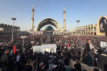 إيران تبدأ مراسم تشييع المرشد الأعلى السابق خامنئي إيران تبدأ مراسم تشييع المرشد الأعلى السابق خامنئي