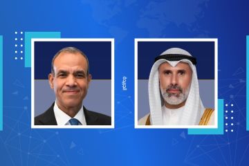 وزير الخارجية استعرض آخر التطورات الإقليمية مع نظيره المصري وزير الخارجية استعرض آخر التطورات الإقليمية مع نظيره المصري