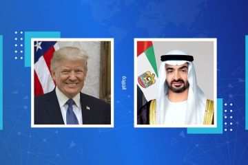 رئيس الإمارات يبحث تطورات الشرق الأوسط هاتفيا مع ترمب رئيس الإمارات يبحث تطورات الشرق الأوسط هاتفيا مع ترمب