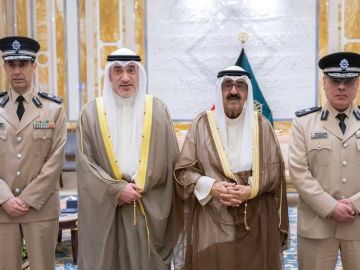 سمو الأمير يستقبل النائب الأول والوكيلين المساعدين بـ الداخلية بمناسبة تعيينهما في منصبيهما